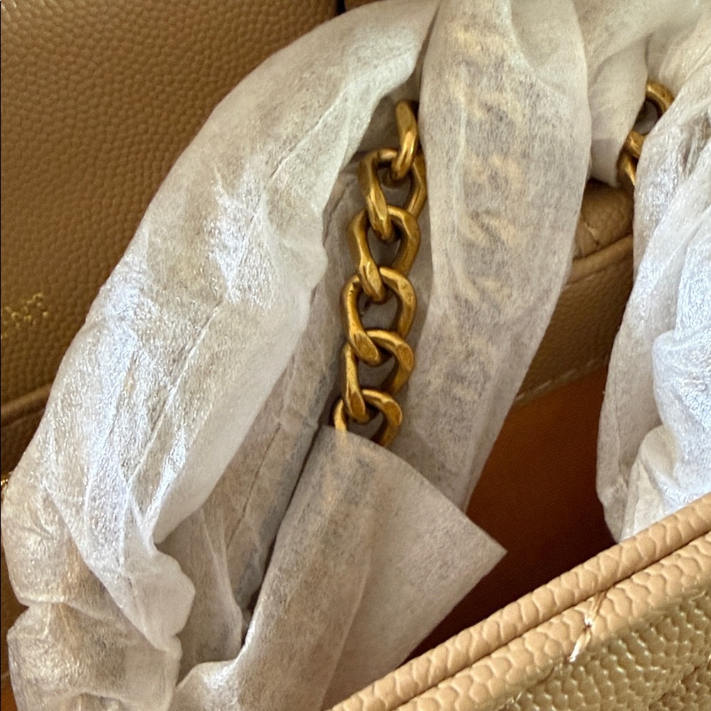 Design Crossbody Purses Copy Brand New 9X6 Light Brown - Picture 5 of 8